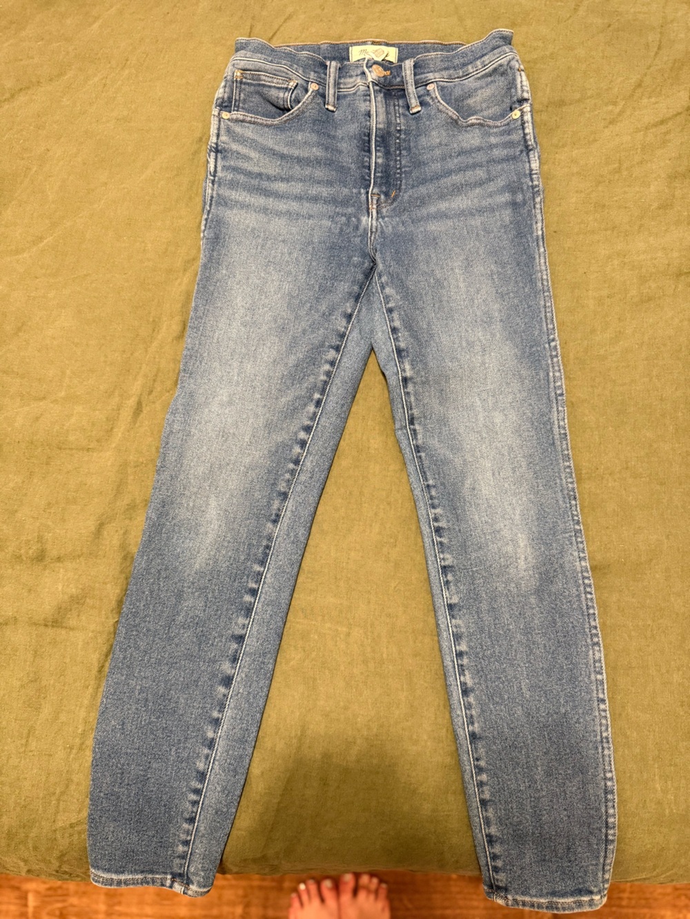 Madewell Light Blue Skinny Jeans